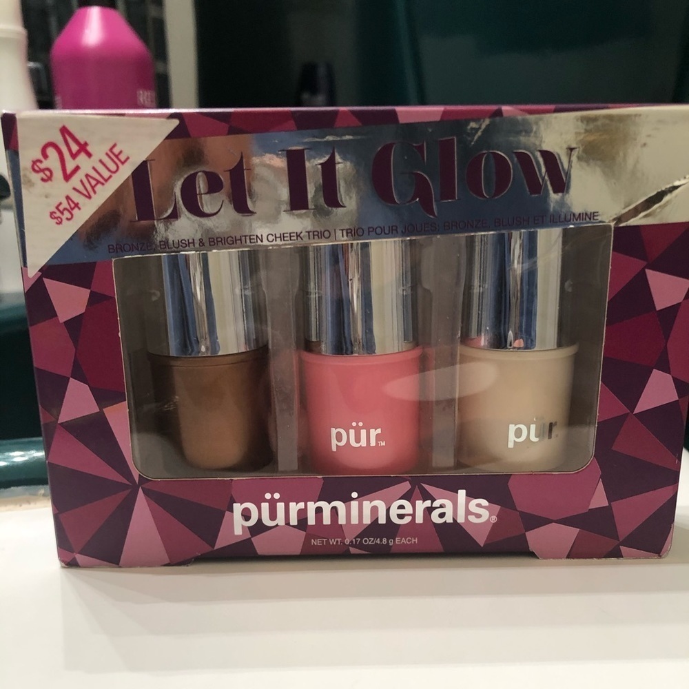 NIB PUR LET IT GO CREAM CONTOUR BLUSH HIGHLIGHT